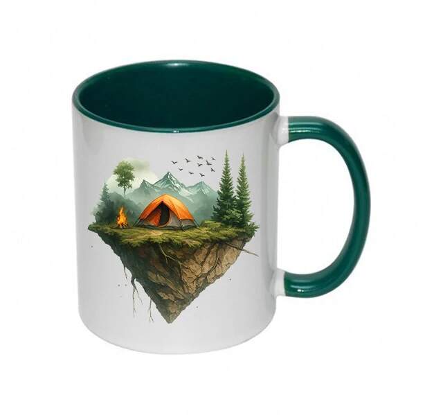 Hrnek "Camping na vlastním ostrově"