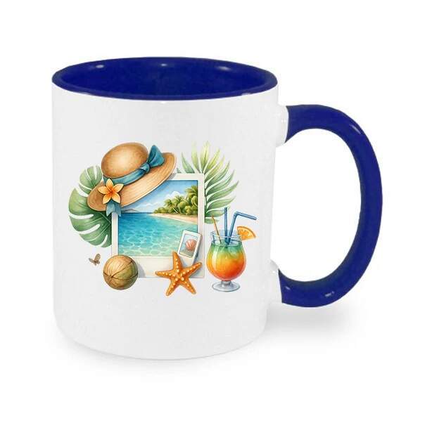 Hrnek "Plážový chill – Hrnek s dovolenkovou atmosférou"