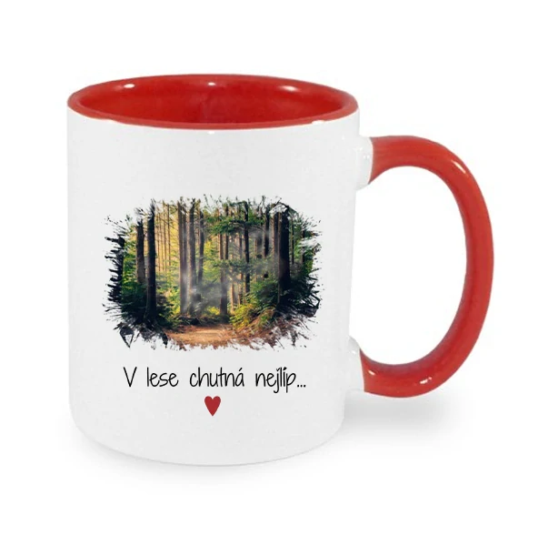 Hrnek "V lese chutná nejlíp"