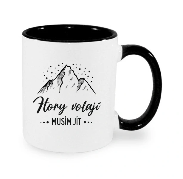 Hrnek "Hory volají... musím jít"