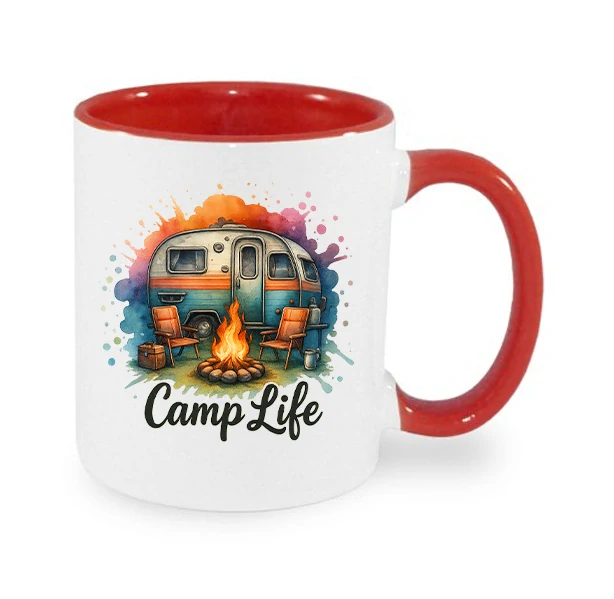 Hrnek "Camp Life Splash – Hrnek pro duši táborníka"