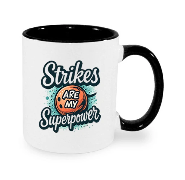 Hrnek "Strikes Are My Superpower"