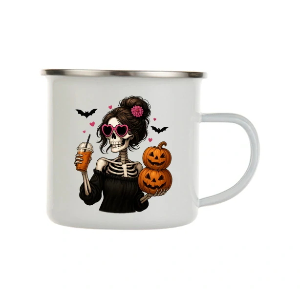 Plecháček "Pumpkin Queen 🖤☕"