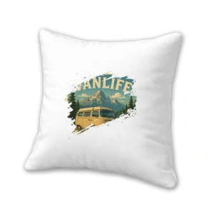 Polštář "Vanlife: Domov pod horami"