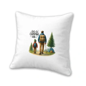 Polštář "Let's go camping"
