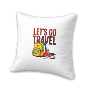Polštář "Let's go TRAVEL"