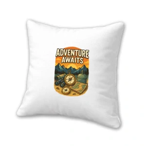 Polštář "Adventure awaits"
