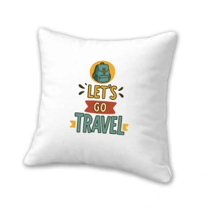 Polštář "Let's go TRAVEL #2"