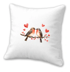 Polštář "Zamilovaní ptáčci"