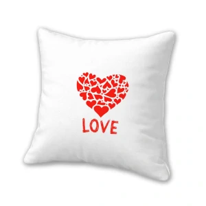 Polštář "LOVE - srdce"