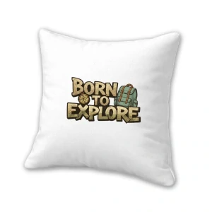 Polštář "Born to explore"