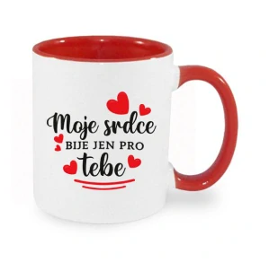 Hrnek "Moje srdce bije jen pro tebe"