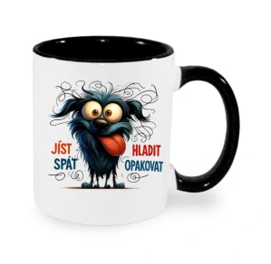 Hrnek "Jíst,spát,hladit..."