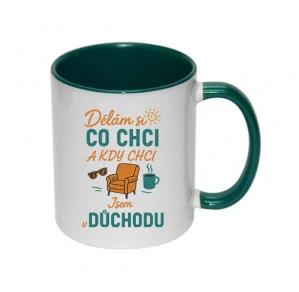 Hrnek "Dělám si co chci.. Jsem v důchodu"