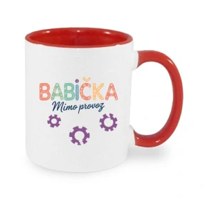 Hrnek "BABIČKA mimo provoz"
