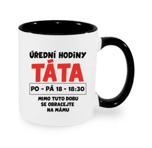 Hrnek "Úřední hodiny TÁTA"