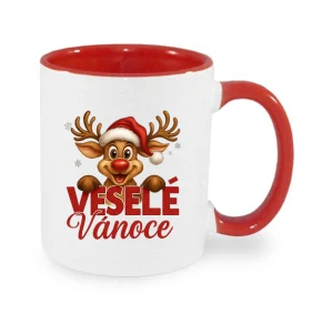 Hrnek "„Rudolfův Vánoční Hrnek – Veselé Vánoce"