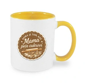 Hrnek "Doma je tam, kde máma peče cukroví"