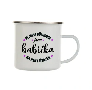 Plecháček "Nejsem DŮCHODCE jsem BABIČKA"