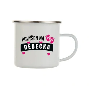 Plecháček "Povýšen na DĚDEČKA - růžová"