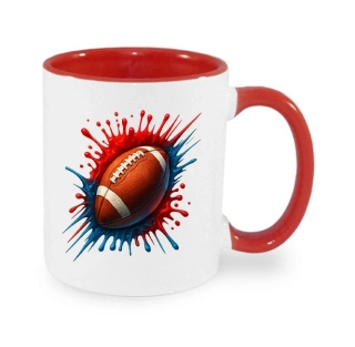 Hrnek "Hrnek "Rugby Blast – Red & Blue Edition""