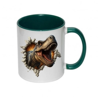 Hrnek "T-Rex Breakout – řve víc jak tvůj budík"