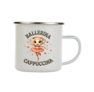 Plecháček "Ballerina Cappuccina srdíčka"
